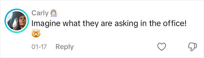 Comment expressing shock over inappropriate relationship questions in a job interview.