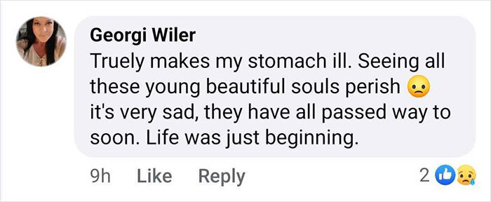 Social media comment lamenting the tragic loss of young ice skating duo in D.C. crash.