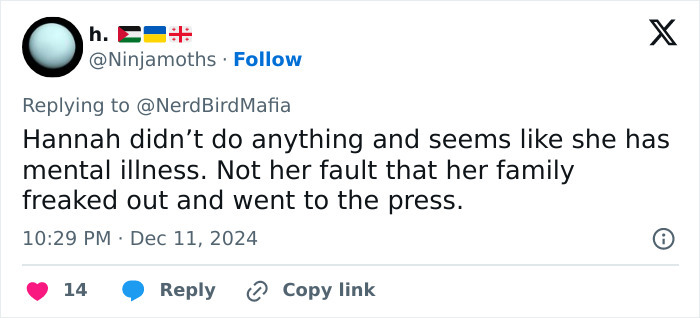 &ldquo;She Does Not Wish To Return To Us:&rdquo; Hannah Kobayashi&rsquo;s Family Reveal First Contact With Her