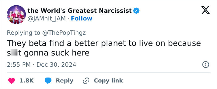 Tweet mocking Generation Beta by criticizing their future living conditions.