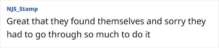 Comment on a rock singer's decision to detransition.