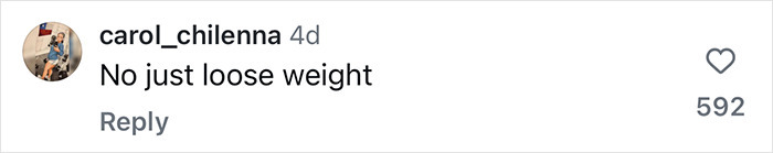 Comment criticizing a plus-size influencer's request for larger McLaren sports car seats.