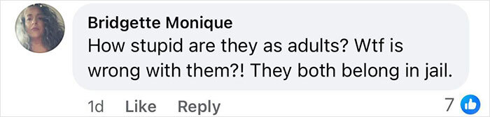 Facebook comment criticizing a school principal after arrest connected to kids drinking episode.
