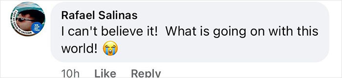 Facebook comment reacting to news of a school principal's arrest for hosting underage drinking.