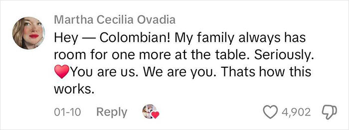 Text conversation discussing family inclusion and belonging after learning truth about adoption.