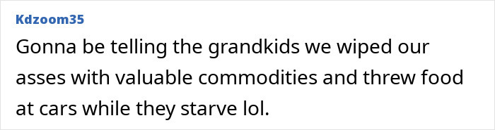 Text screenshot joking about record-high egg prices as valuable commodities in the US.