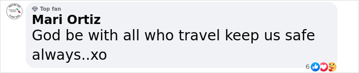 Comment about safety on American Airlines flight after bomb threat.