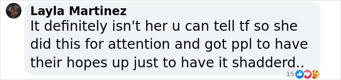 Comment about woman believing she&rsquo;s Madeleine McCann, claiming it was for attention.