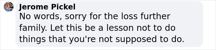 Comment on tragic event involving online challenge and passing of 14-year-old.