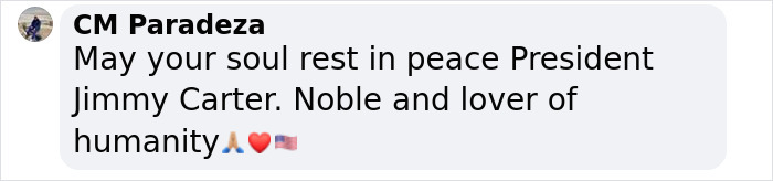 &ldquo;A Hero&rdquo;: Tributes Pour In For Jimmy Carter, Longest-Living American President And Nobel Laureate