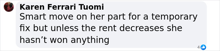 Comment discussing the NYC cafe receiving attention after a TikTok post.