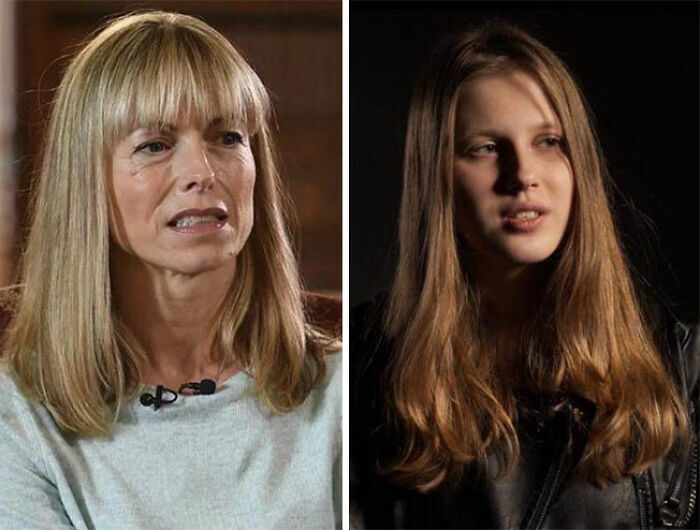 Two women in a discussion, with one believing she's related to the Madeleine McCann case.