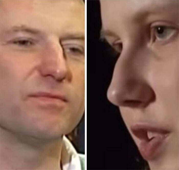 Two close-up profile views of a man and a woman, related to Madeleine McCann news.