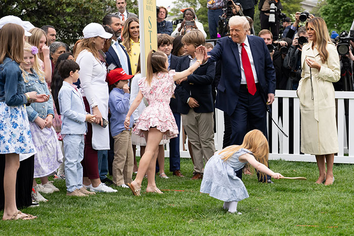 People Horrified After Donald Trump Showed Gory Photo To Children During Easter Egg Roll