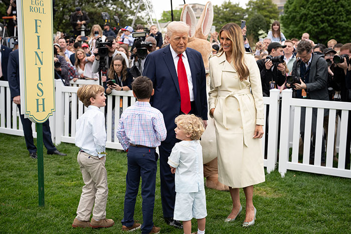 People Horrified After Donald Trump Showed Gory Photo To Children During Easter Egg Roll