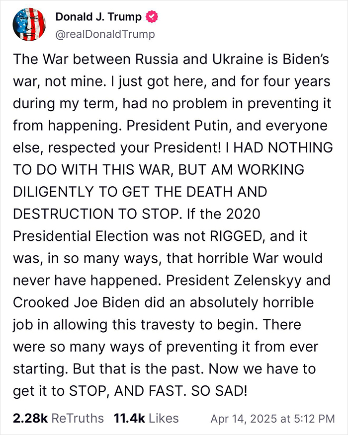 &ldquo;A Mistake&rdquo;: Trump Defends Putin After Palm Sunday Attack Kills 34 In Ukraine&rsquo;s Sumy