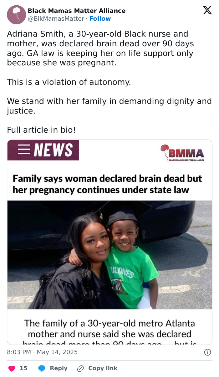 &ldquo;It&rsquo;s Torture&rdquo;: Mom Forced To Keep Pregnant Daughter Alive After Brain Death Due To Abortion Ban