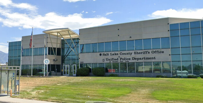 Salt Lake County Sheriff's Office building where man allegedly took girlfriend and family hostage to protect from cartel.