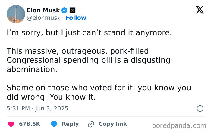 Elon Musk&rsquo;s critical tweet on congressional spending highlights tense moments in Musk and Trump&rsquo;s friendship rivalry.
