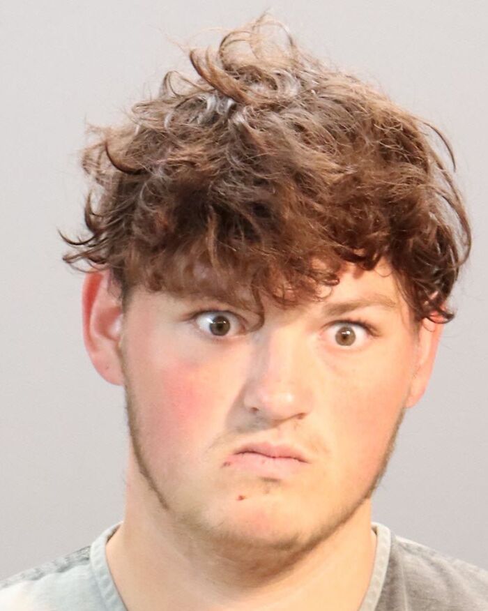 Mugshot of a teen beat man with toilet plunger, involved in pouring bleach over wounds and kidnapping, police report.