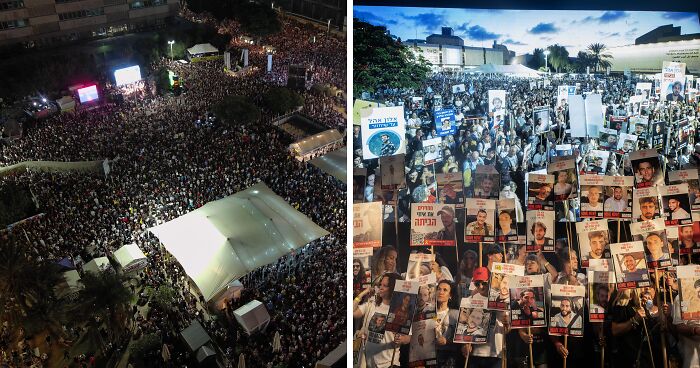 Thousands Of Israelis Demand End To War In Gaza After Hamas Footage Shows Starving Hostages