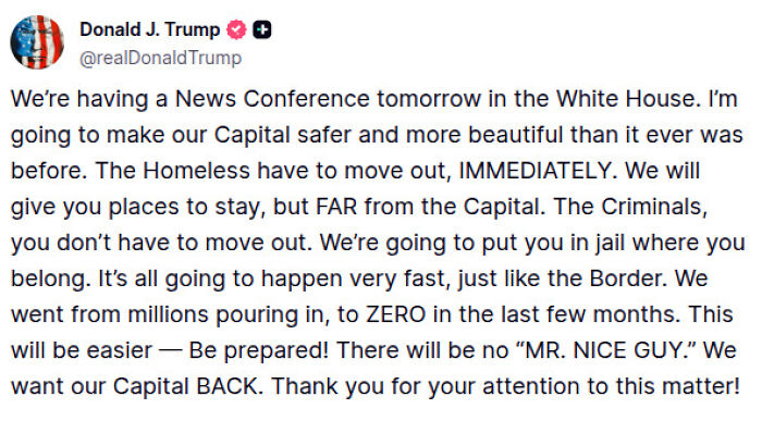 National Guard Troops Could Be Deployed In Washington, D.C. As Part Of Trump&rsquo;s Crime Crackdown