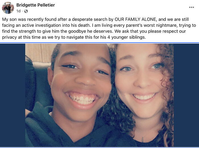 Mom Insists Family, Not Police, Found Giovanni Pelletier&rsquo;s Body After Chilling Last Text Message