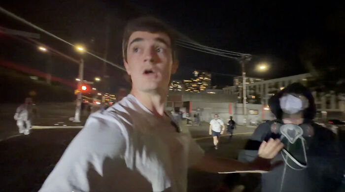 Video Shows DHS Snipers Allegedly Aiming Lasers At Antifa Member Threatening Reporter In Portland