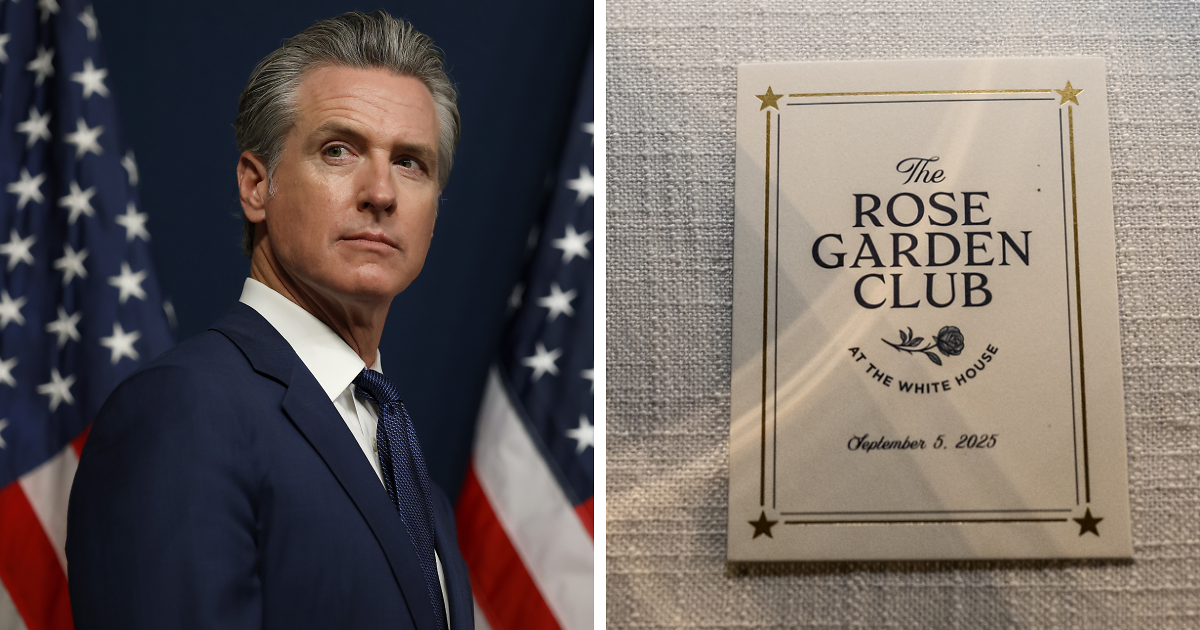 Newsom Slams Trump’s ‘Rose Garden Club’ With Brutal 2-Word Nickname