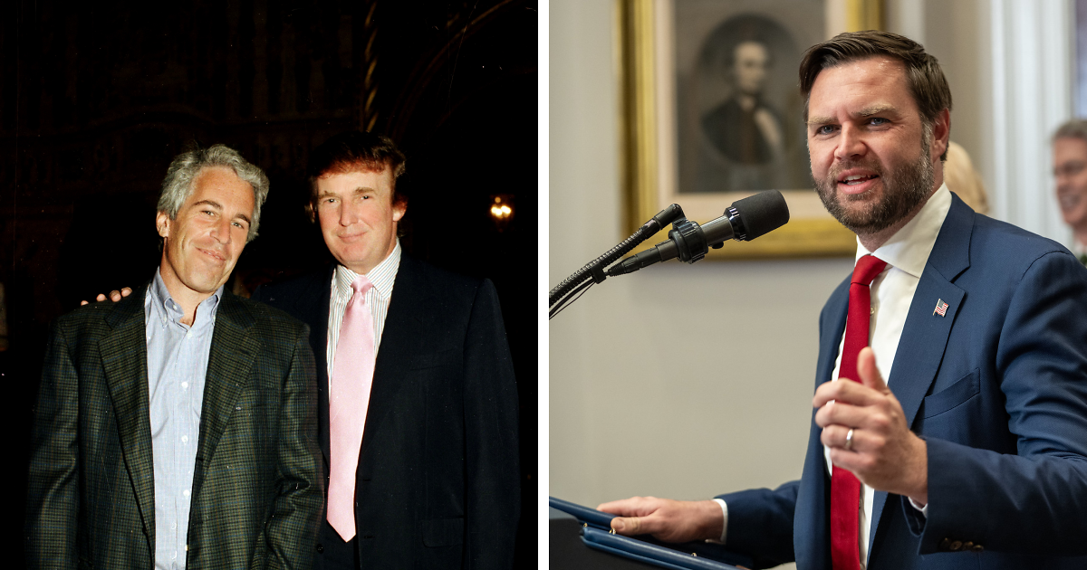 Newsom, Dems Torch JD Vance After Trump Team Scrambles To Discredit Alleged Epstein Birthday Note