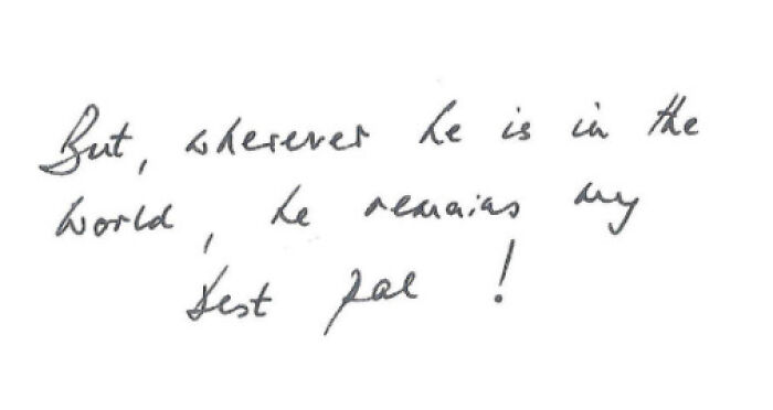 Handwritten message to Jeffrey Epstein in a birthday book linked to U.S. ambassador fired controversy.
