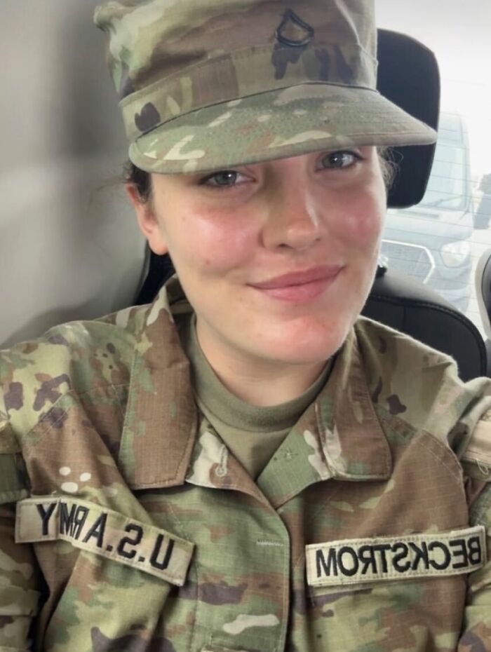 National Guard member in uniform inside a vehicle, reflecting on passing after D.C. shooting with prosecutors seeking death penalty