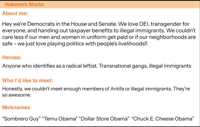 Satirical White House MySafeSpace webpage mocking Democrats with nicknames and political jabs during shutdown spat.