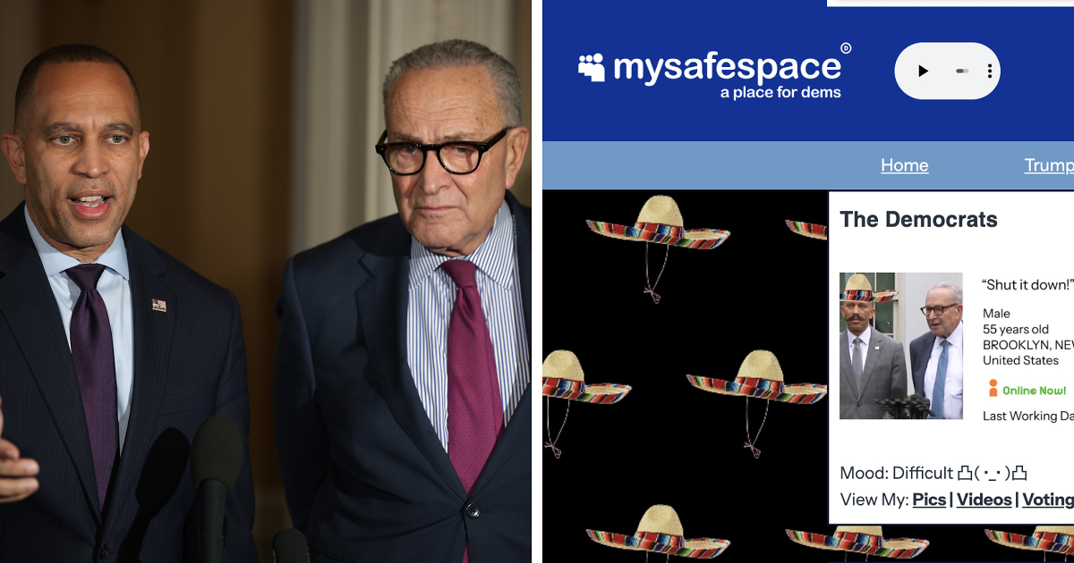 White House Trolls Dems With ‘MySafeSpace’ Page—Mocks ‘Chucky’ And ‘Tampon Tim’ In Shutdown Spat