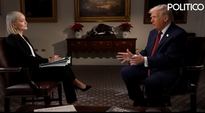 Trump Tells Reporter &ldquo;Don&rsquo;t Be Dramatic&rdquo; When She Asks Him About Rising Holiday Costs