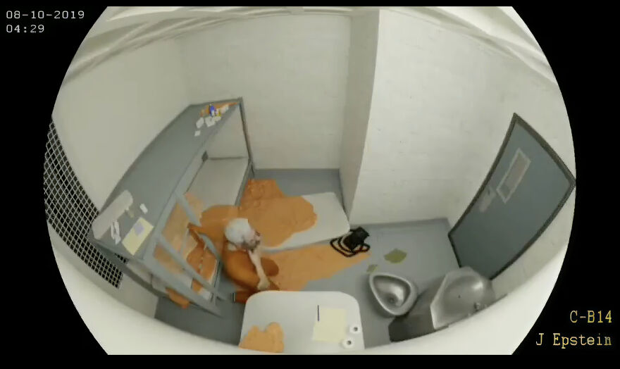 Justice Department Releases Shocking Fake Video Of Epstein Taking His Own Life