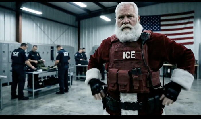 ICE Turns Santa Claus Into An Immigration Agent, Warns Migrants To Avoid His &ldquo;Naughty List&rdquo;