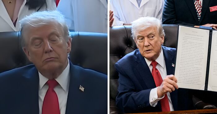 Trump Falls Asleep After Signing Marijuana Executive Order: “Nap Time For Big Guy”