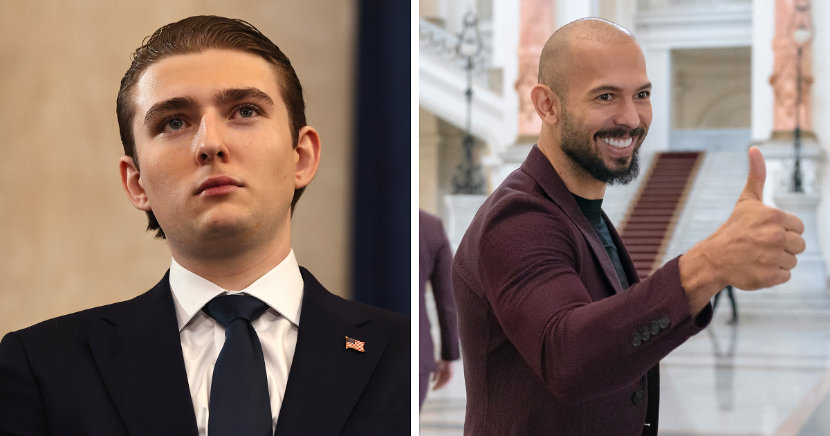Barron Trump Allegedly A Fan Of Misogynistic Influencer Accused Of Human Trafficking