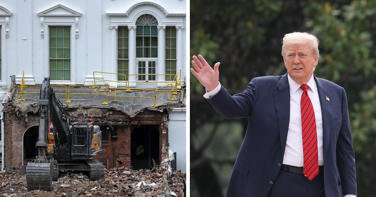 Trump Admin Tells Judge Ballroom Construction Is A Security Necessity
