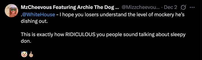 Screenshot of a Twitter post mocking a doctor&rsquo;s letter about exceptional bone density amid Trump MRI reveal.