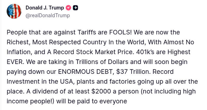 &ldquo;When Did I Do That?&rdquo;: Trump Draws A Blank When Asked About Key Promise To Americans