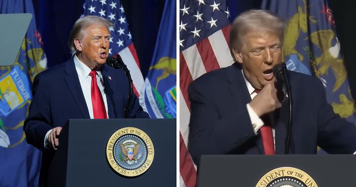 Donald Trump Starts Grunting And Jerking During Speech: “Expiration Date Closing On In”