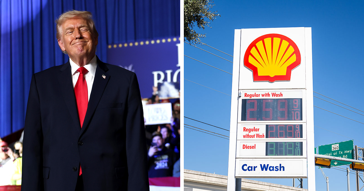 Trump Fact-Checked On Gas Prices After Iowa Audience Member Interrupts Speech
