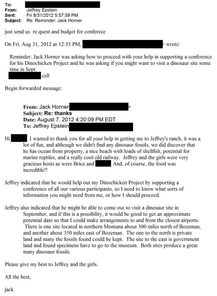 Epstein Files Blowback Rocks Dinosaur Convention