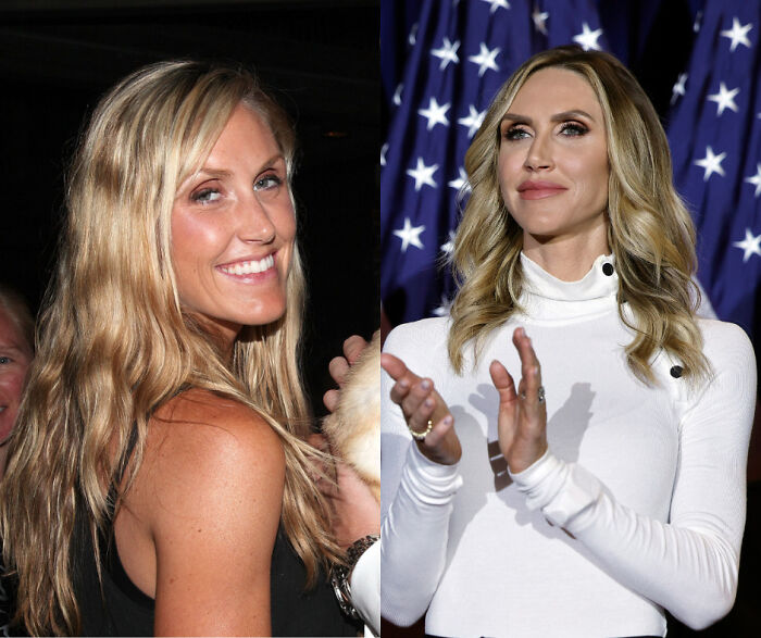 Two women pictured side by side, representing MAGA stars associated with Mar-a-Lago in 2026.