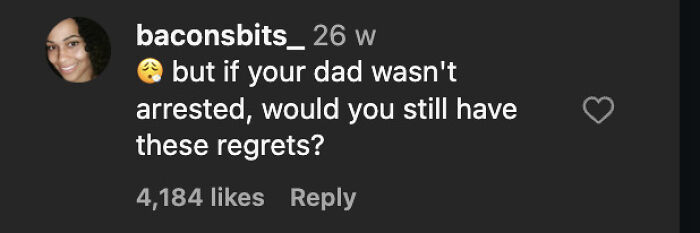 Screenshot of an Instagram comment showing a user&rsquo;s harsh response to a plea about ICE detaining a terminally ill father.