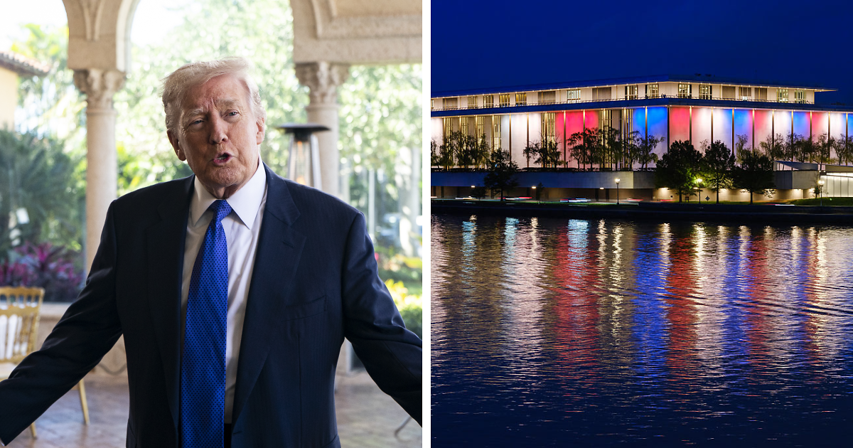Trump Says He Won’t Tear Down The Kennedy Center, But It Must Close For Repairs