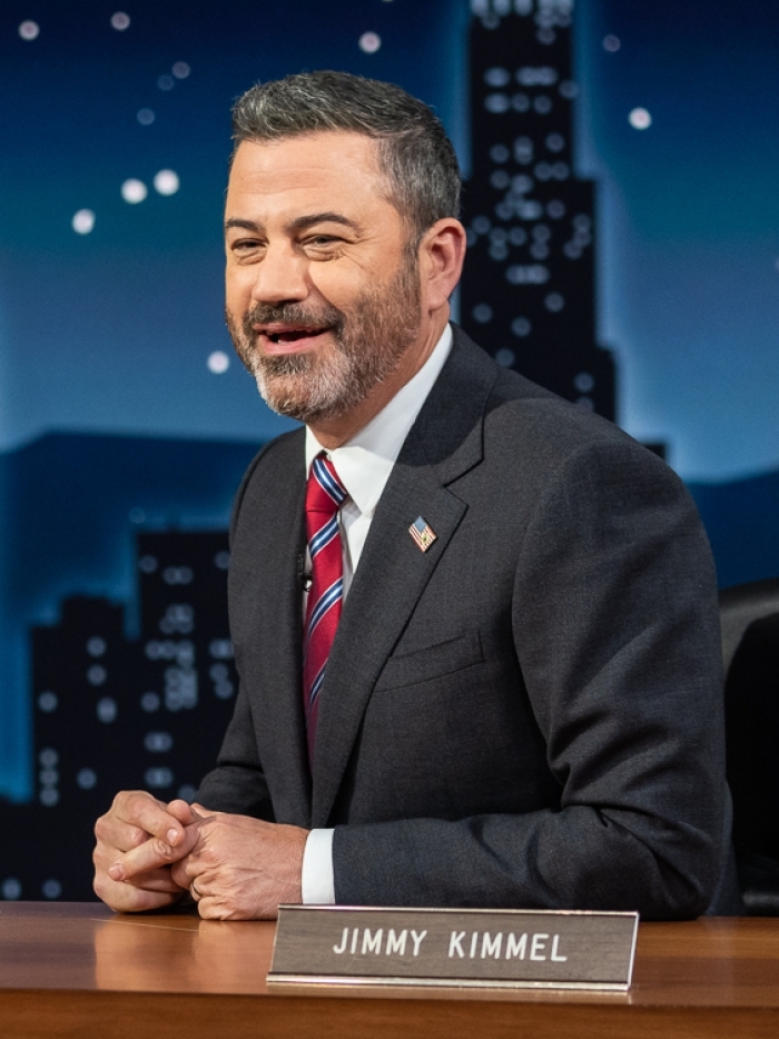 President Joe Biden tapes an appearance on Jimmy Kimmel Live!