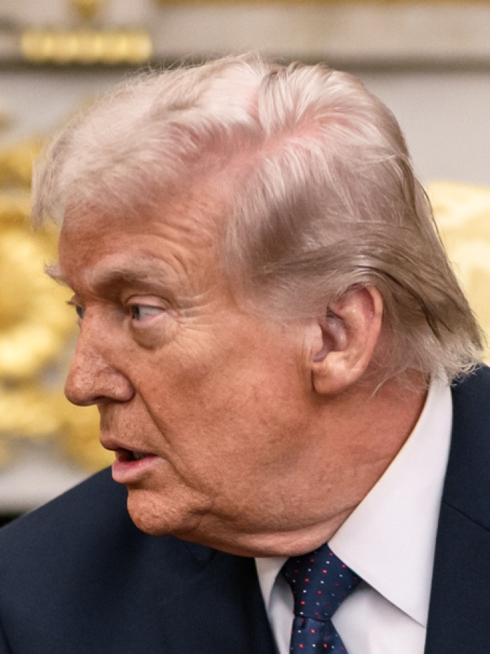 President Donald Trump in Oval Office during bilateral meeting with German Chancellor President Donald Trump in Oval Office during bilateral meeting with German Chancellor
